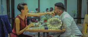 Romantic dinner at a special restaurant