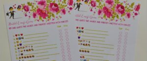 Emoji Pictionary Bridal Shower Edition
