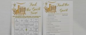 Find the Guest Bingo
