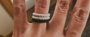 Stackable Silicone Wedding Bands