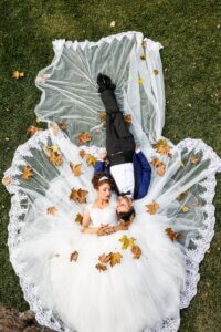 wedding aerial